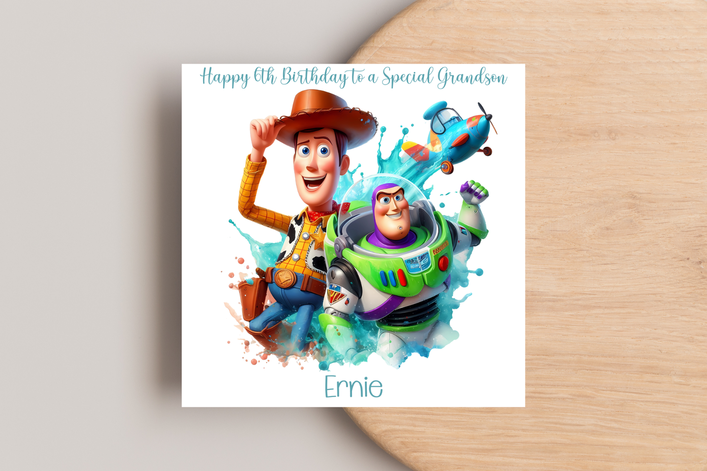 Personalised Toy Story Birthday Card for Kids