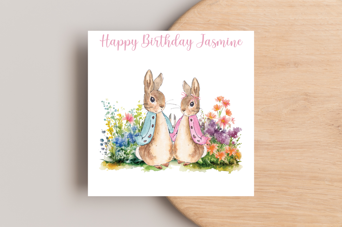 Peter Rabbit Birthday Card | Personalise