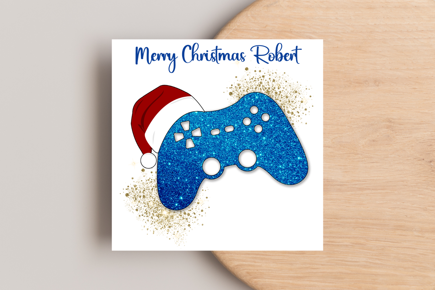 Personalised Gaming Christmas Christmas Card