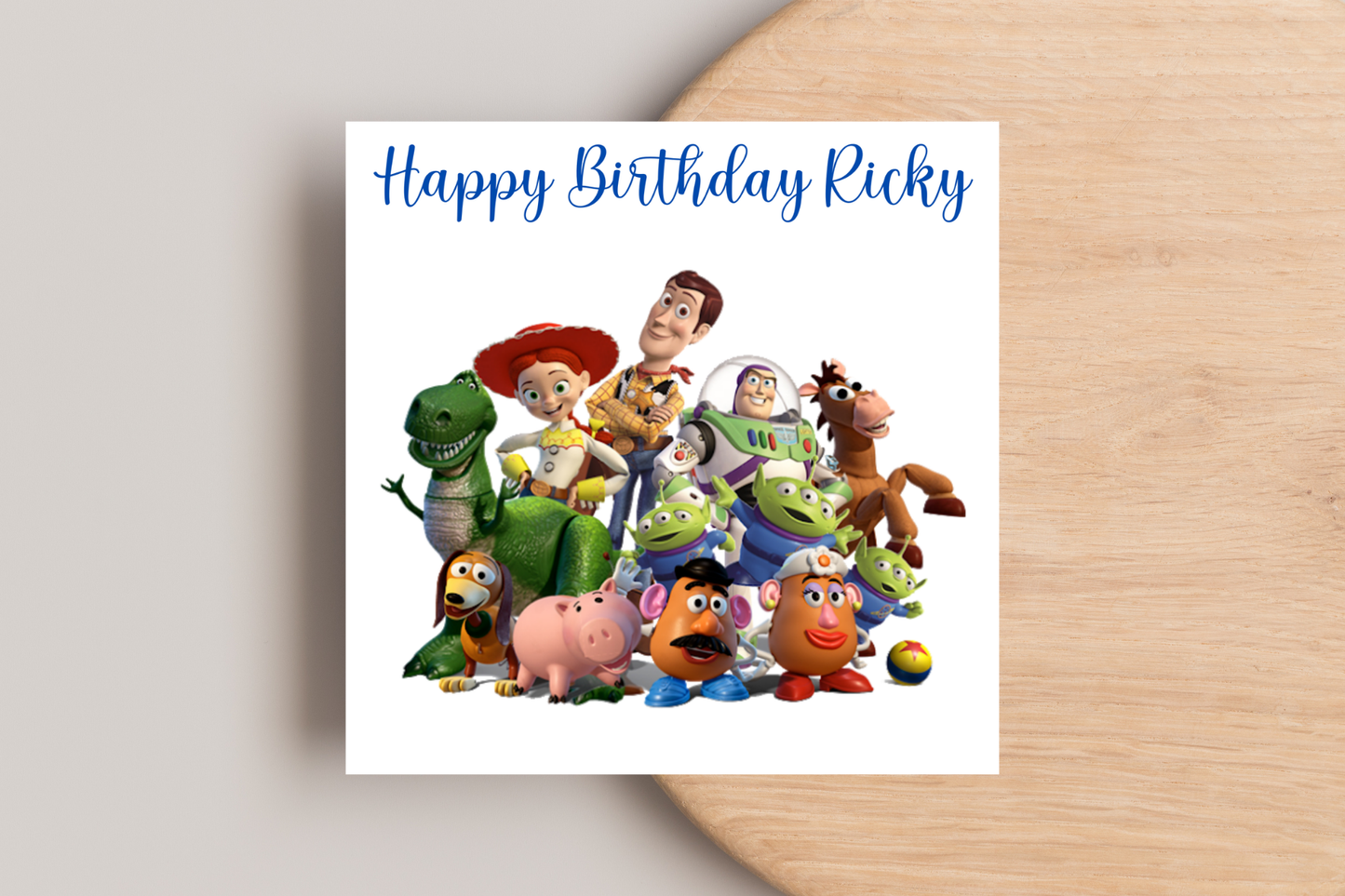 Personalised Toy Story Birthday Card