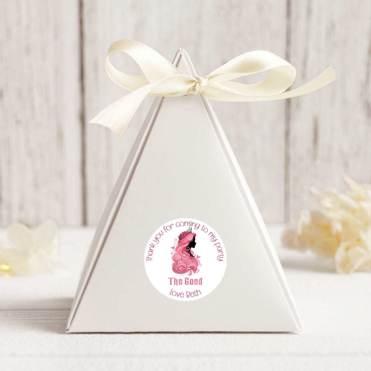 20 X Wicked Thank You For Coming To My Party Stickers: Personalise Your Party Favours!