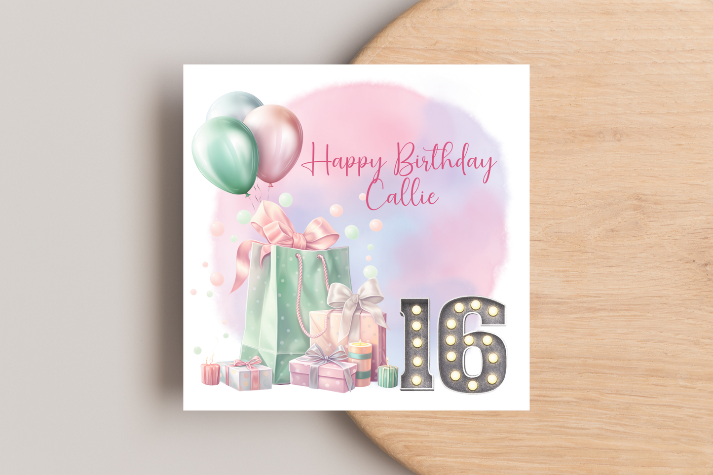 Personalised 16th Birthday Card for Her